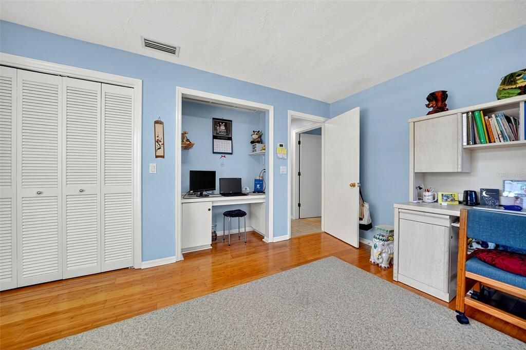 Home Office, Interior, Wood Texture Flooring