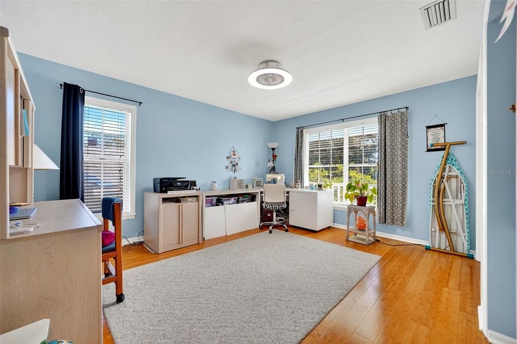 Home Office, Interior, Wood Texture Flooring
