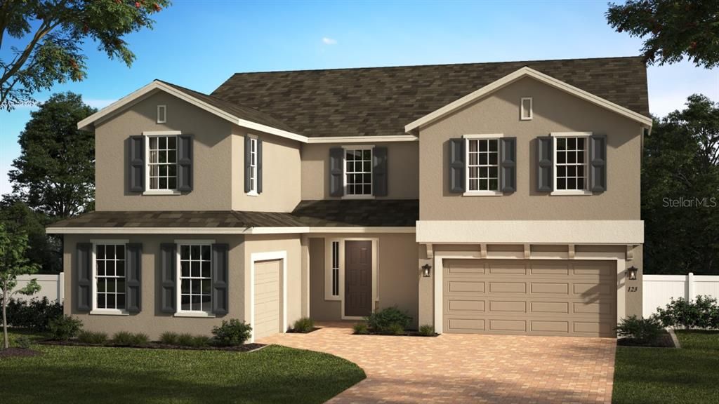 Attached, Exterior, Facade, Farmhouse