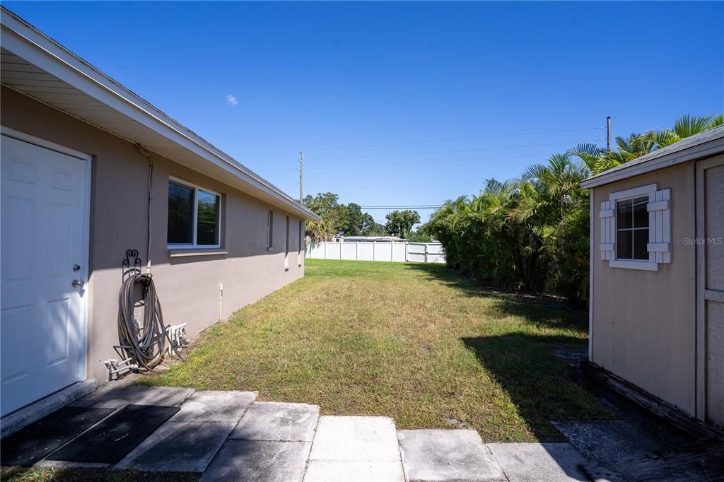 Backyard, Exterior