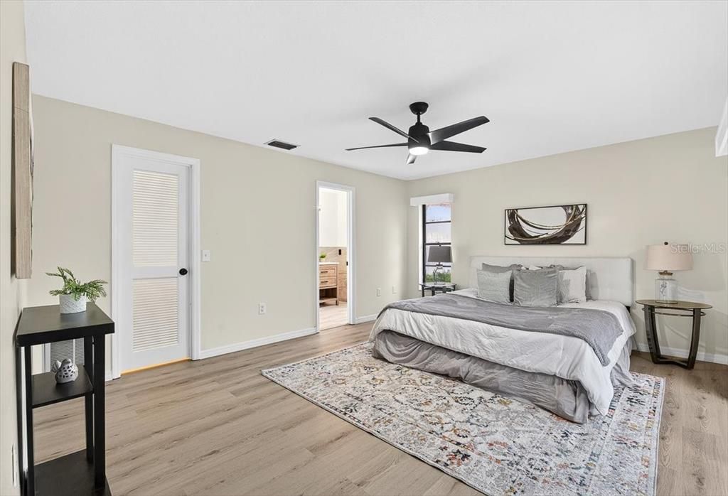 Bedroom, Interior, Wood Texture Flooring