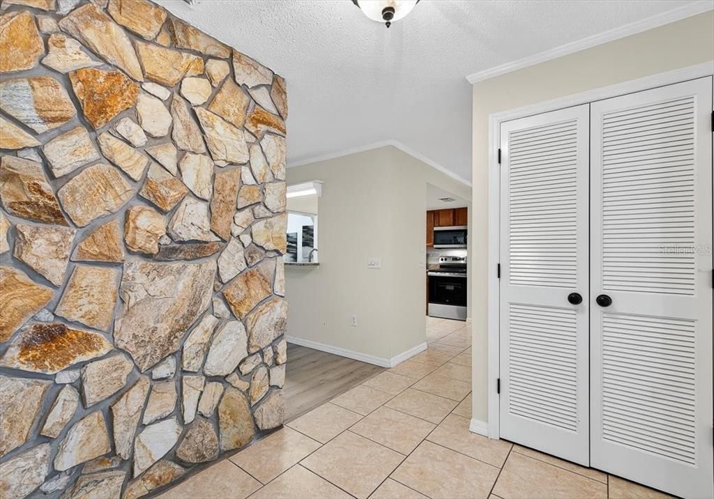 Interior, Kitchen, Stone Walls