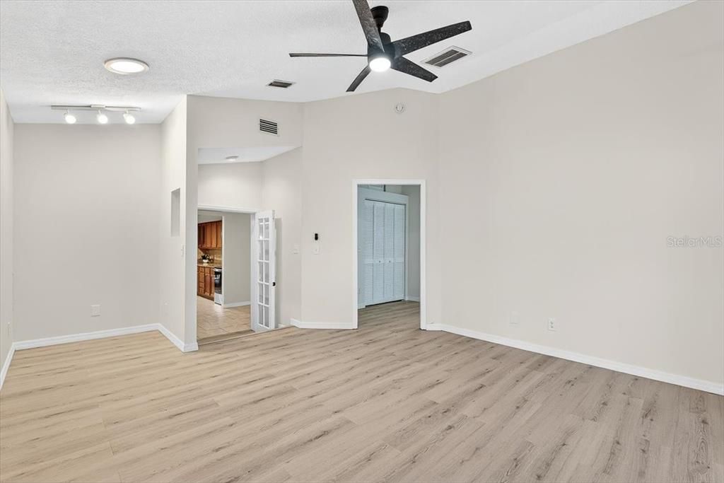 Empty room, Interior, Wood Texture Flooring