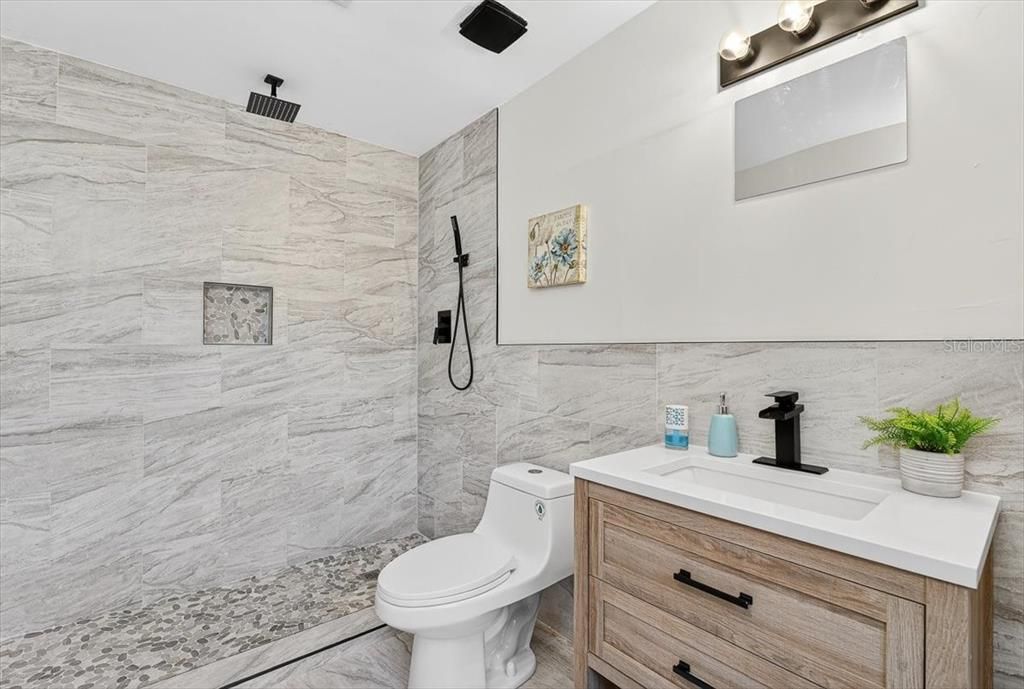 Bathroom, Interior, Marble Walls