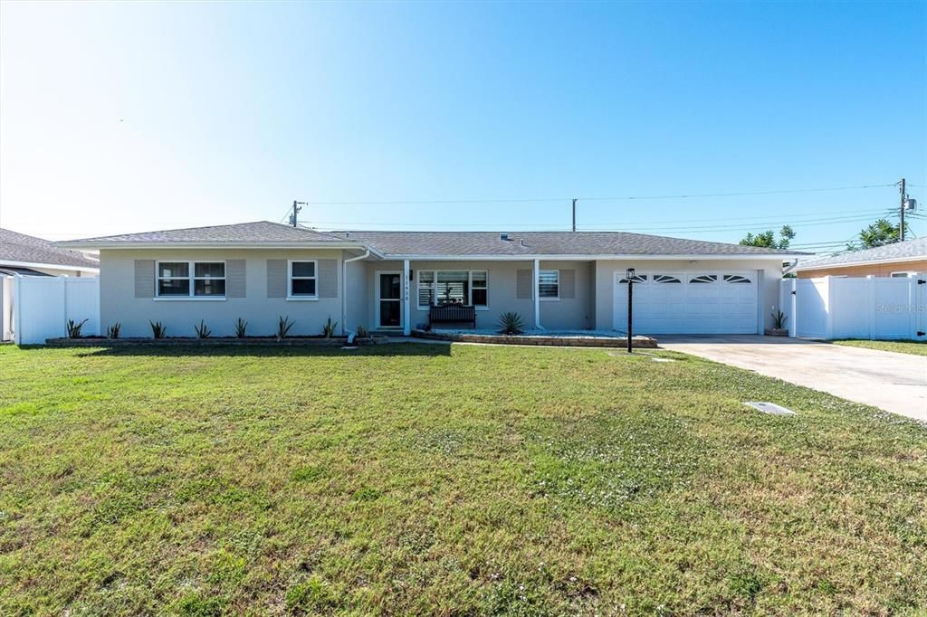 Attached, Backyard, Exterior, Facade, Ranch