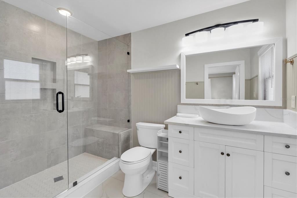 Bathroom, Glass Shower, Interior