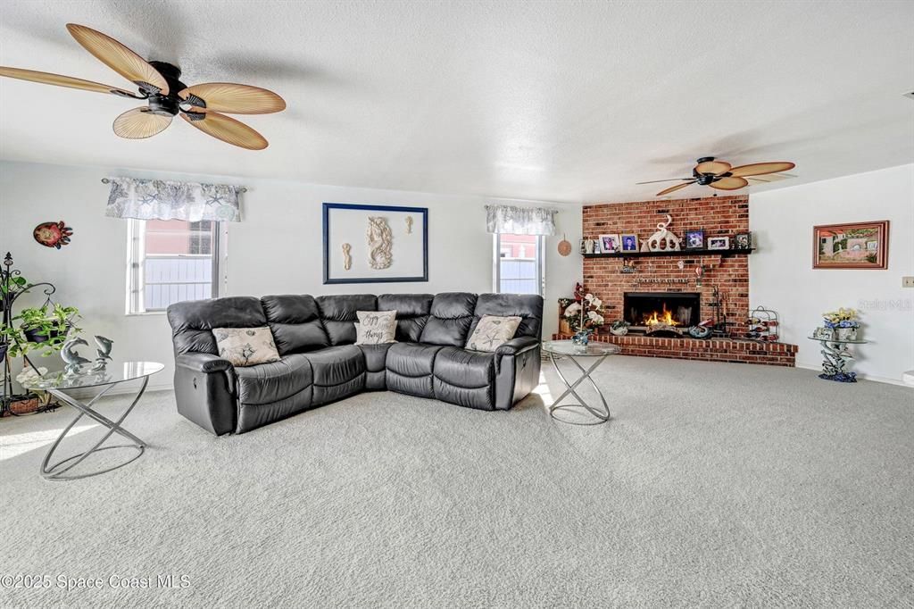 Fireplace, Interior, Living room, Stone Walls