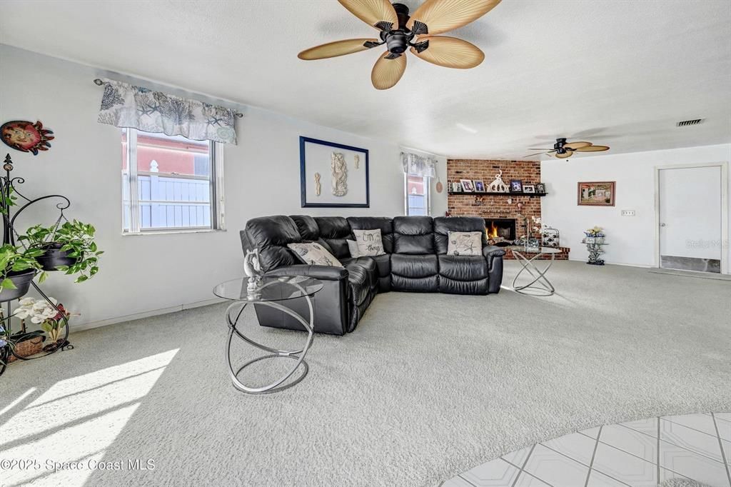 Fireplace, Interior, Living room, Stone Walls