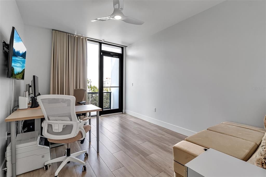 Home Office, Interior, Wood Texture Flooring