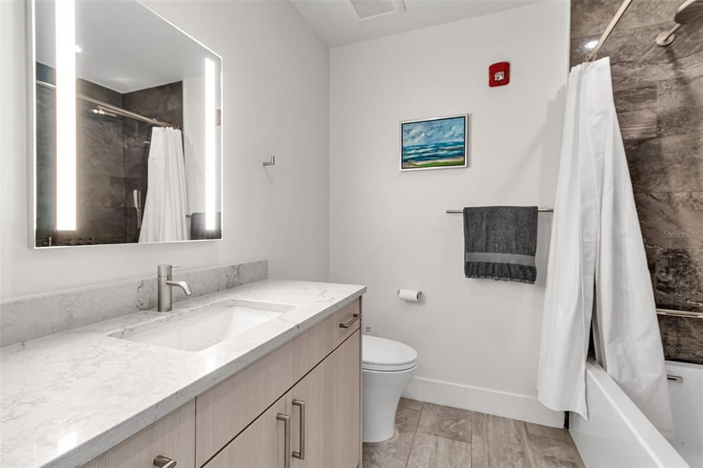 Bathroom, Interior, Wood Texture Flooring