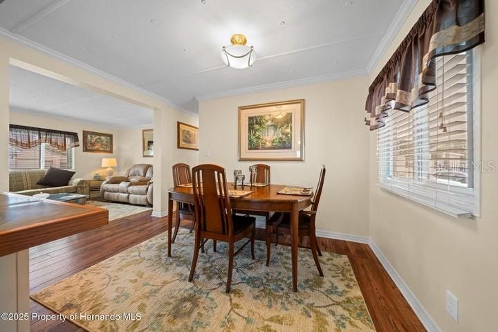 Dining room, Interior, Wood Texture Flooring