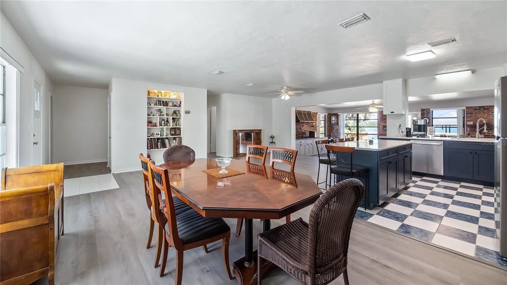 Dining room, Interior, Kitchen, Wood Texture Flooring