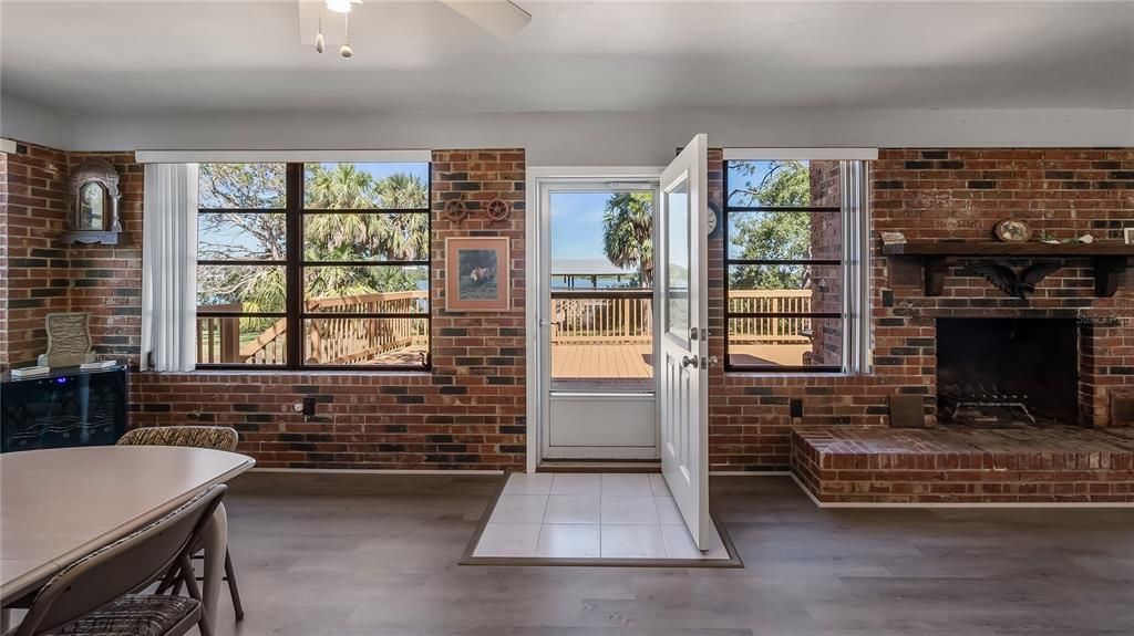Fireplace, Interior, Stone Walls