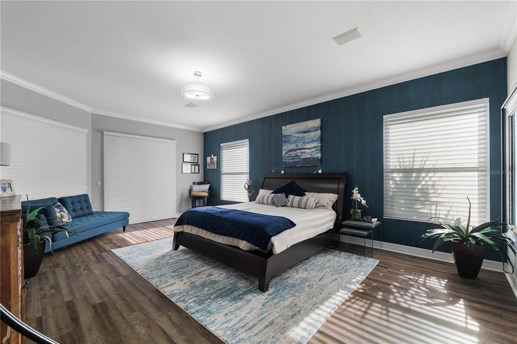 Bedroom, Interior, Wood Texture Flooring