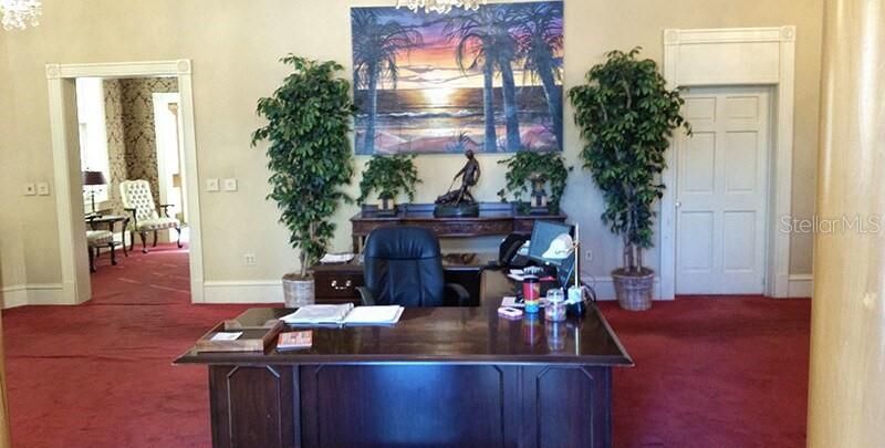 Chandelier, Home Office, Interior