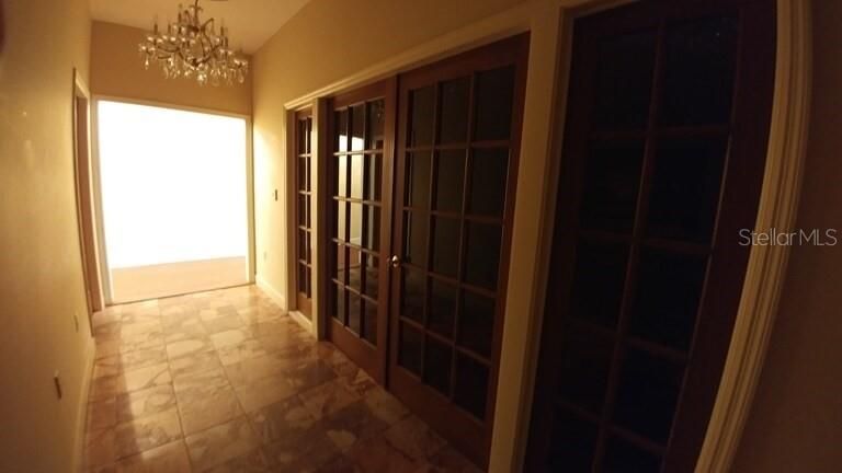 Chandelier, Interior