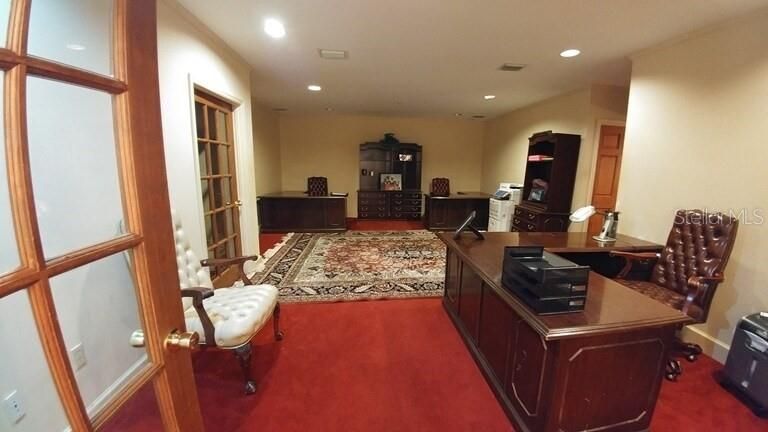 Home Office, Interior, Recessed Lighting