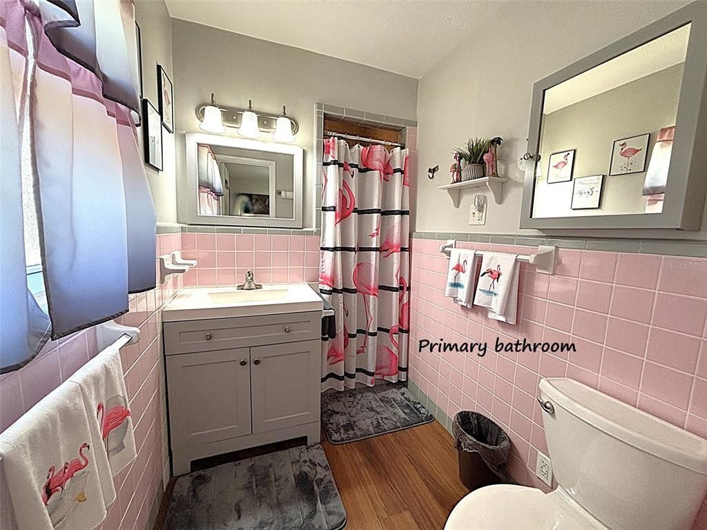 Bathroom, Interior, Wood Texture Flooring