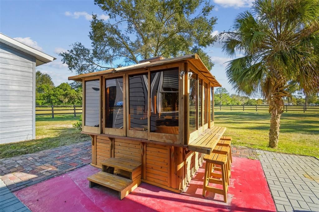 Backyard, Exterior, Hot Tub