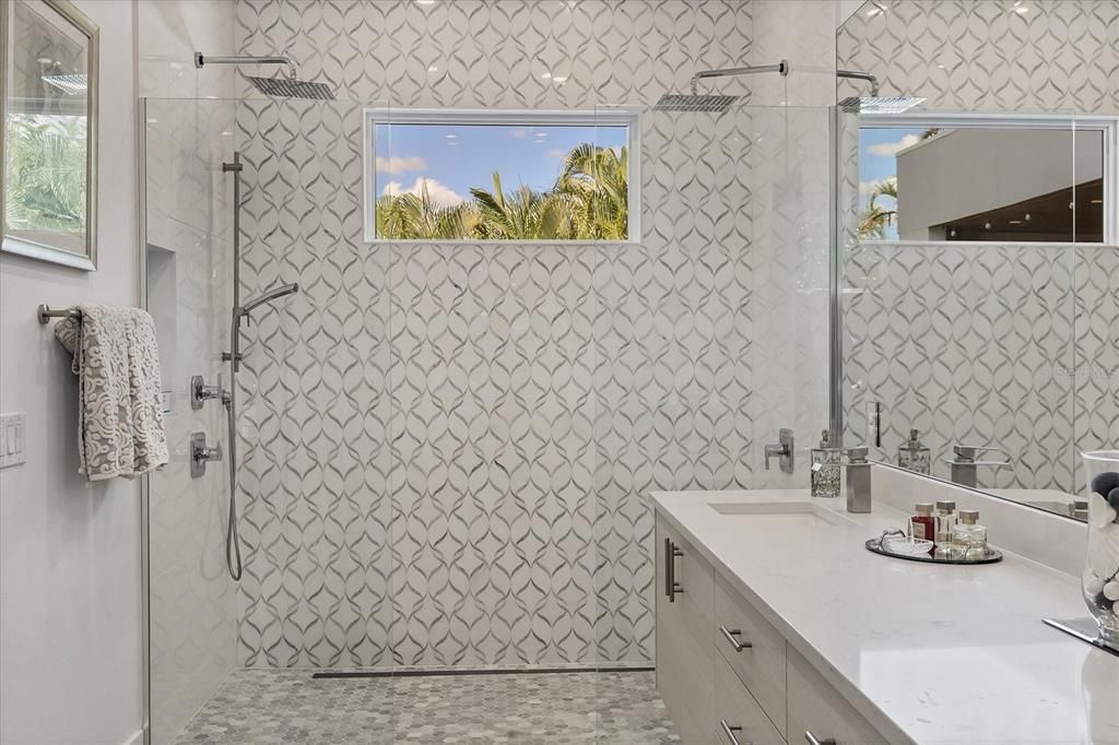 Bathroom, Glass Shower, Interior