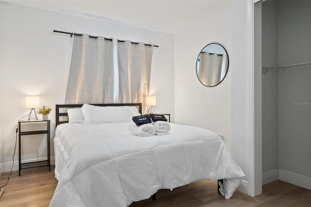 Bedroom, Interior, Wood Texture Flooring