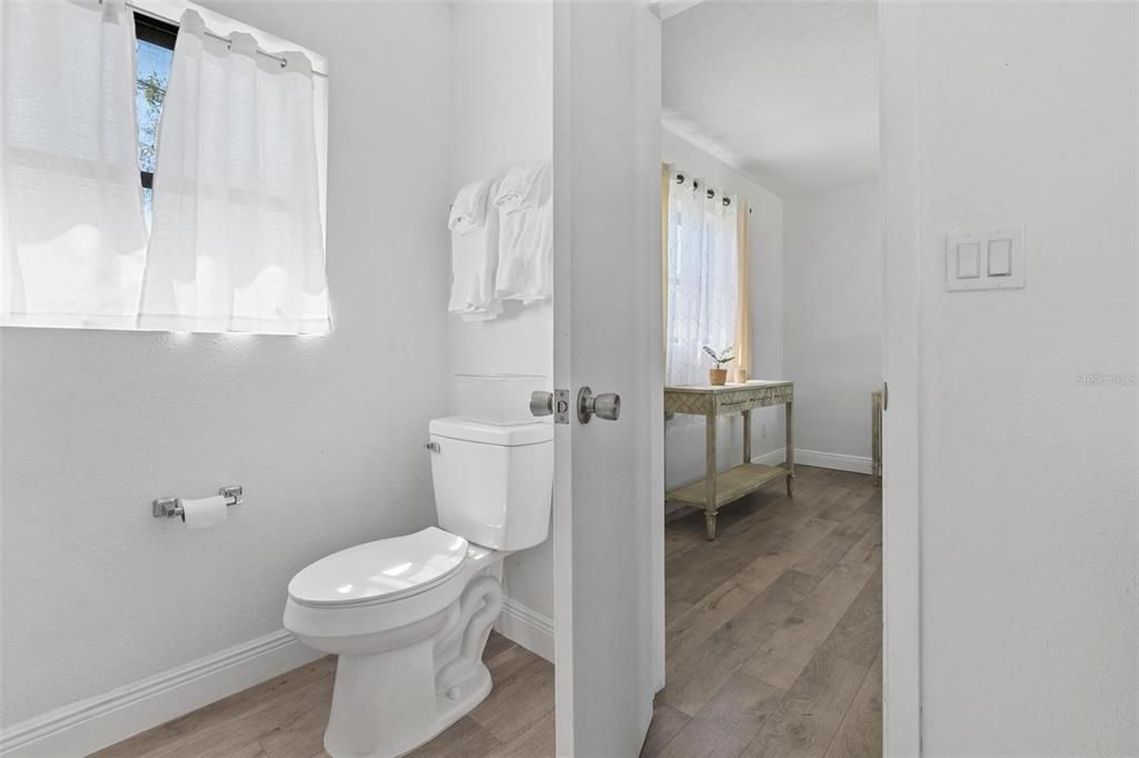 Bathroom, Interior, Wood Texture Flooring