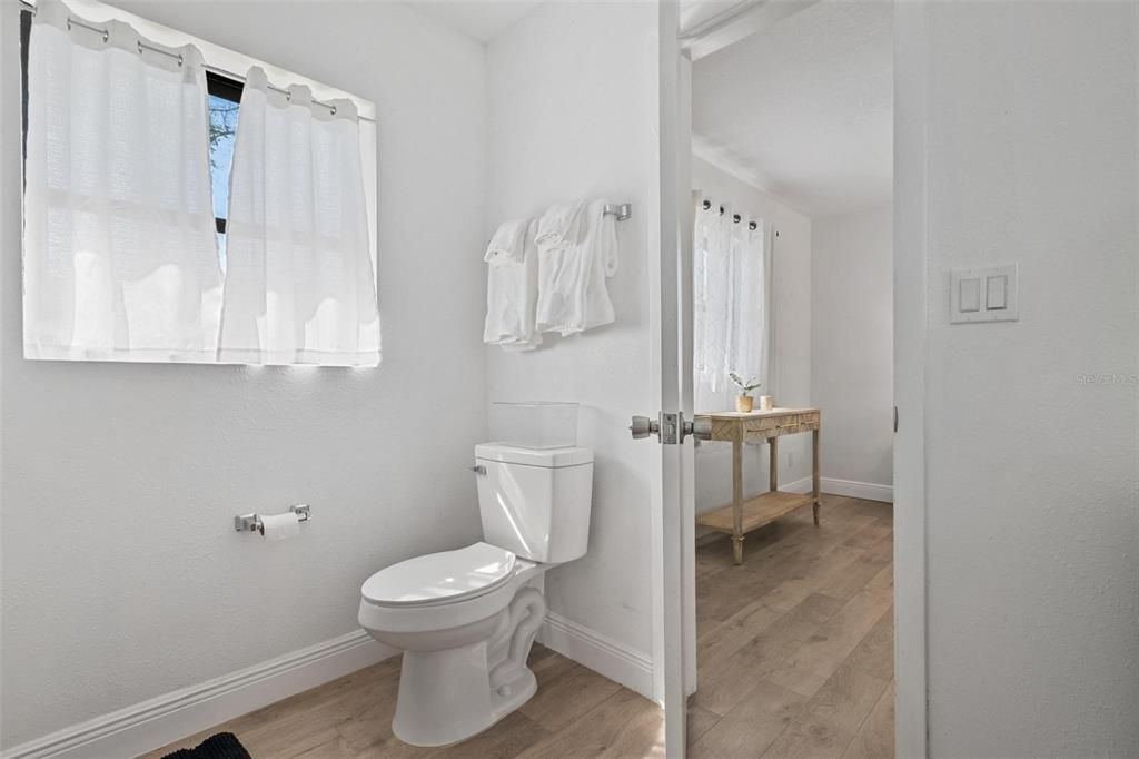 Bathroom, Interior, Wood Texture Flooring