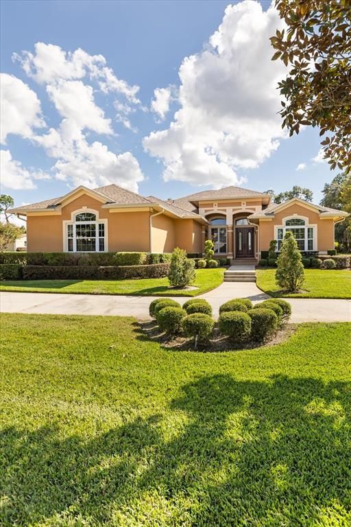 Backyard, Exterior, Facade, Mediterranean