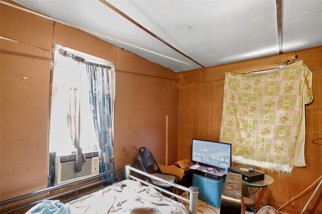 Home Office, Interior, Wooden Walls