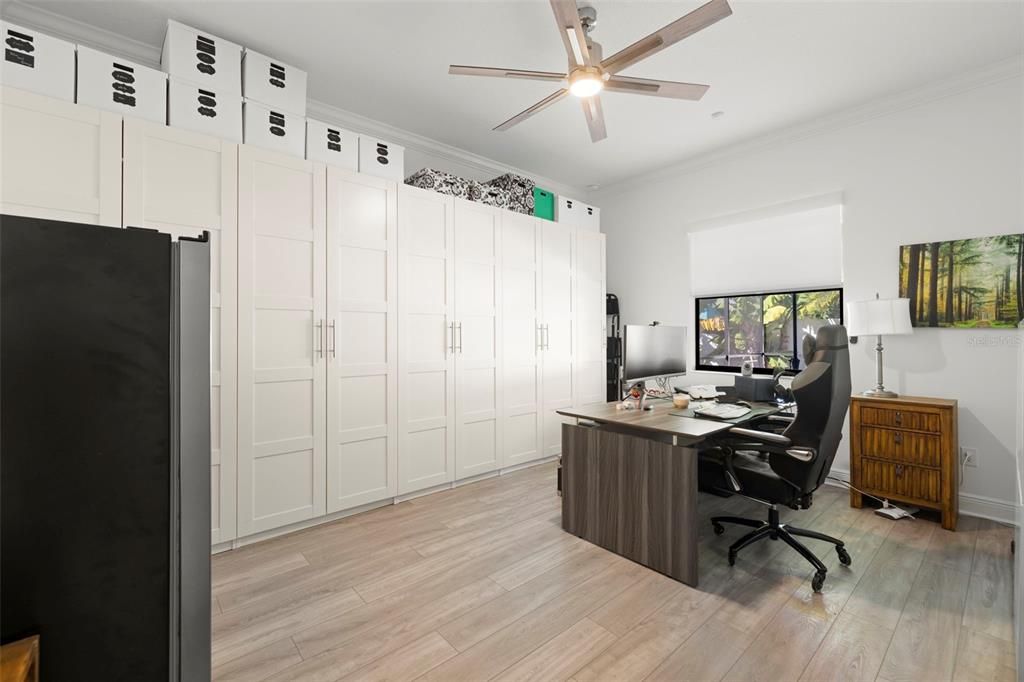 Home Office, Interior, Wood Texture Flooring