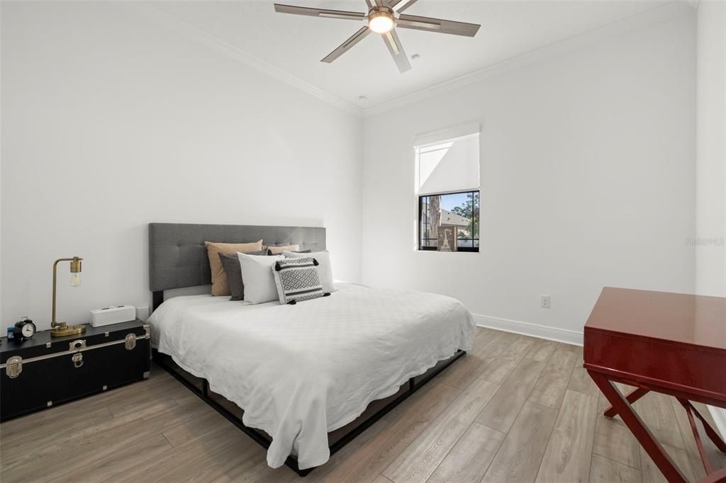Bedroom, Interior, Wood Texture Flooring