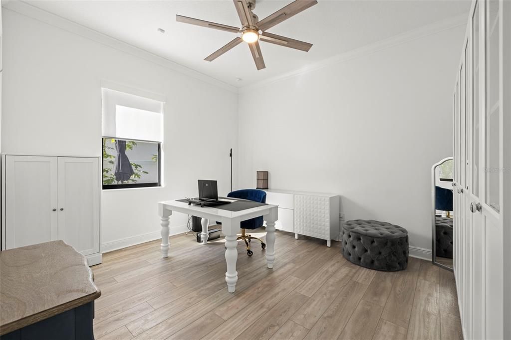 Home Office, Interior, Wood Texture Flooring