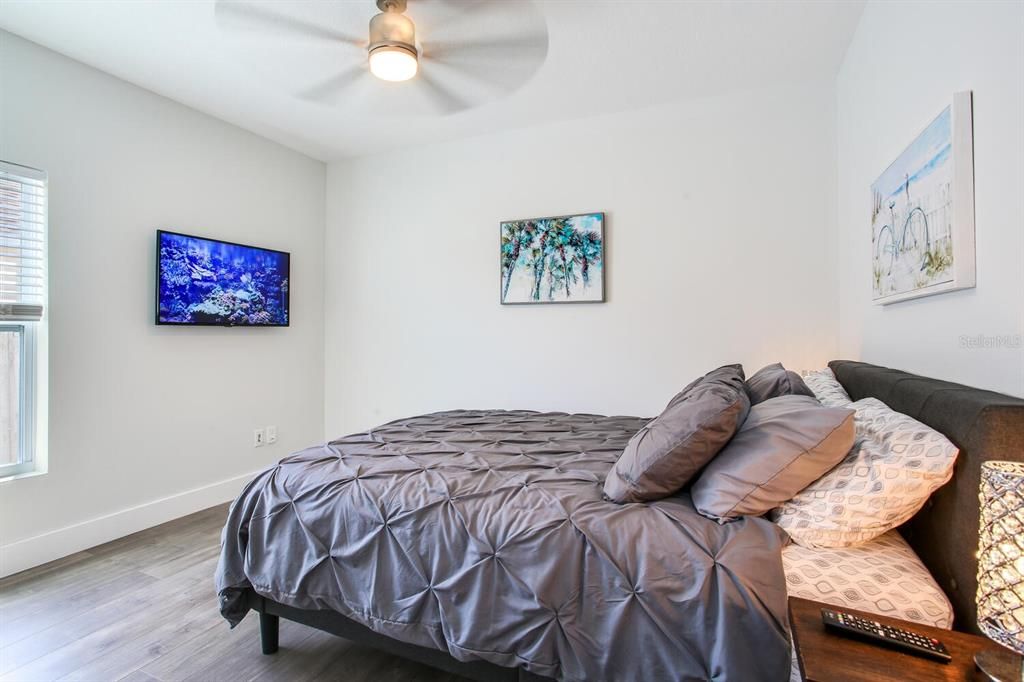 Bedroom, Interior, Wood Texture Flooring