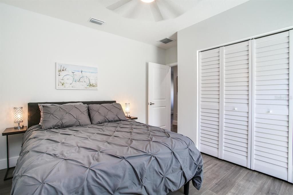 Bedroom, Interior, Wood Texture Flooring