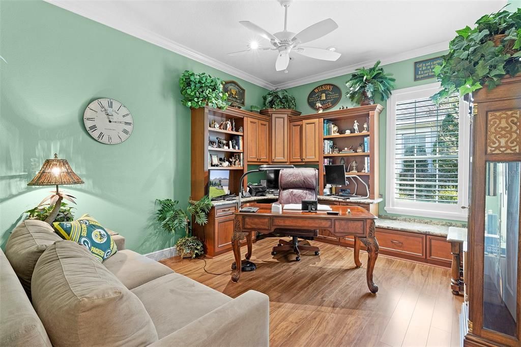 Home Office, Interior, Wood Texture Flooring