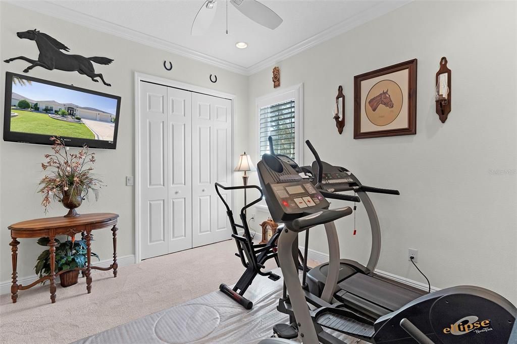 Fitness Equipment, Interior, Recessed Lighting