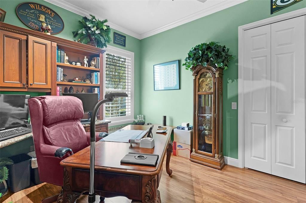 Home Office, Interior, Wood Texture Flooring