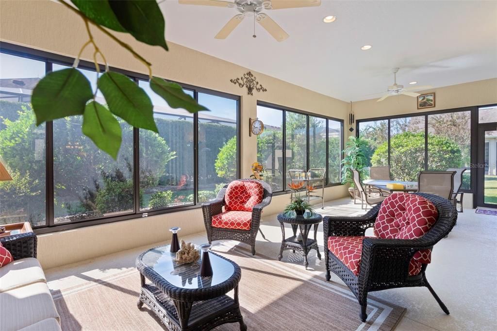 Interior, Living room, Recessed Lighting, Sun Room