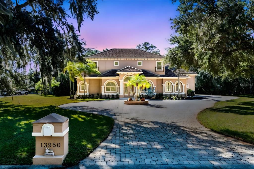 Backyard, Exterior, Facade, Mediterranean