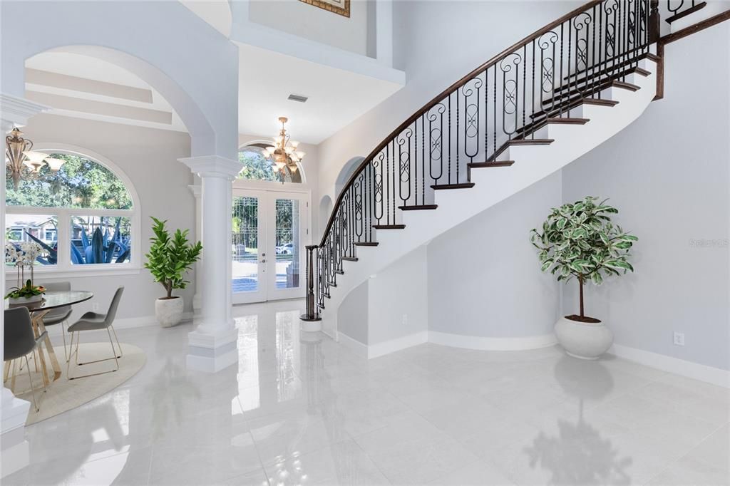 Chandelier, Dining room, Interior
