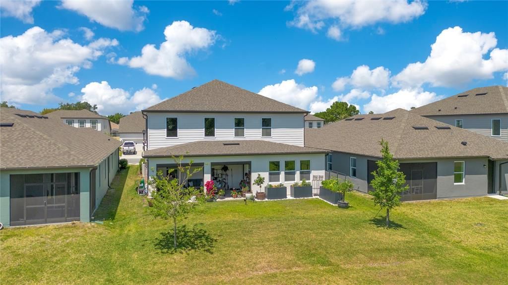 Attached, Backyard, Exterior, Facade, Farmhouse