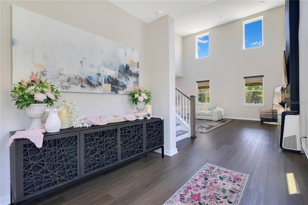 Interior, Recessed Lighting, Wood Texture Flooring