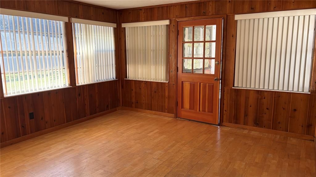 Empty room, Interior, Wood Texture Flooring, Wooden Walls