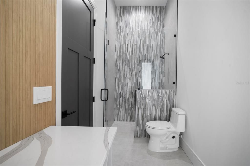 Bathroom, Glass Shower, Interior