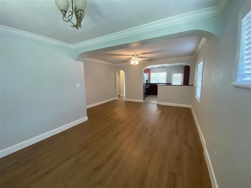 Empty room, Interior, Wood Texture Flooring