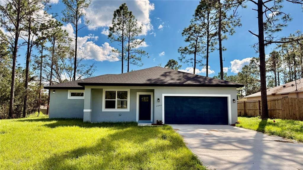 Attached, Backyard, Exterior, Facade, Ranch
