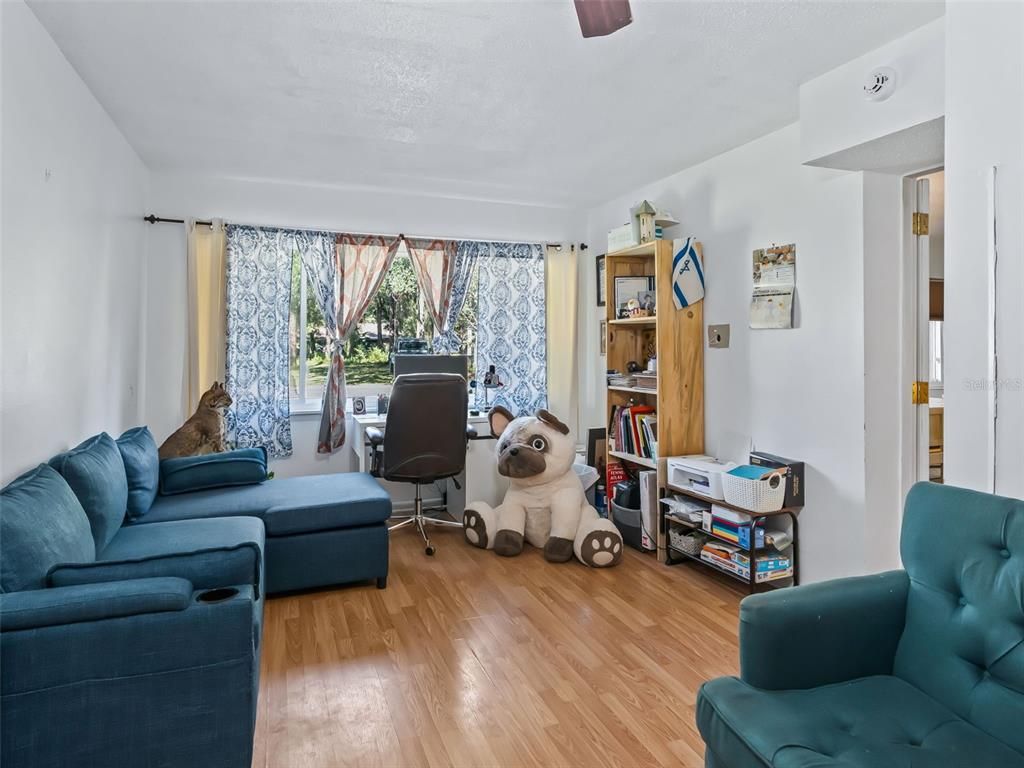 Home Office, Interior, Wood Texture Flooring