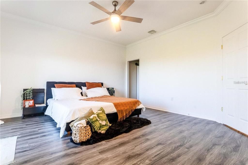 Bedroom, Interior, Wood Texture Flooring