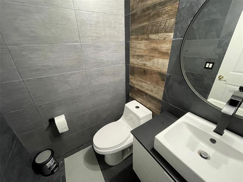 Bathroom, Interior, Wooden Walls