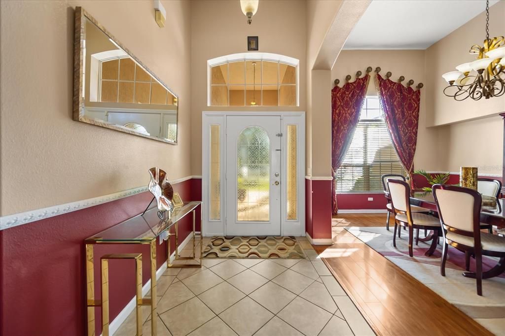 Dining room, Interior, Wood Texture Flooring